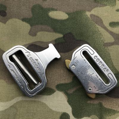 奥地利原产austrialpincobra眼镜蛇扣战术腰带扣38mm织带用银色