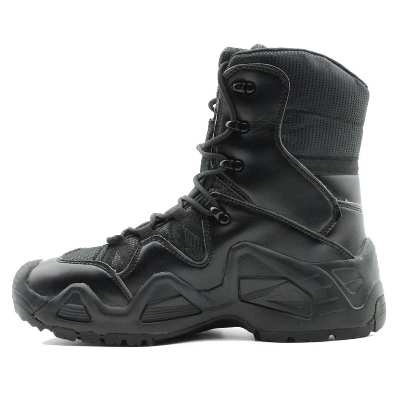犀兕合甲 黑色高帮户外登山鞋军迷靴徒步鞋耐磨 加强防刺穿底层