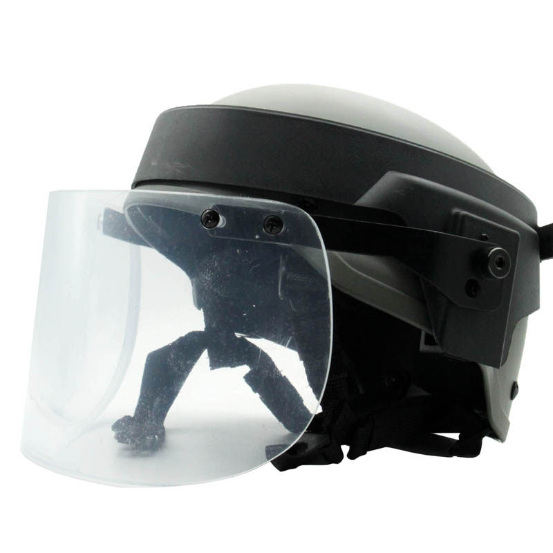 犀兕合甲 二级强攻型防弹面罩防破片透明面罩适配m88盔型约1.5kg