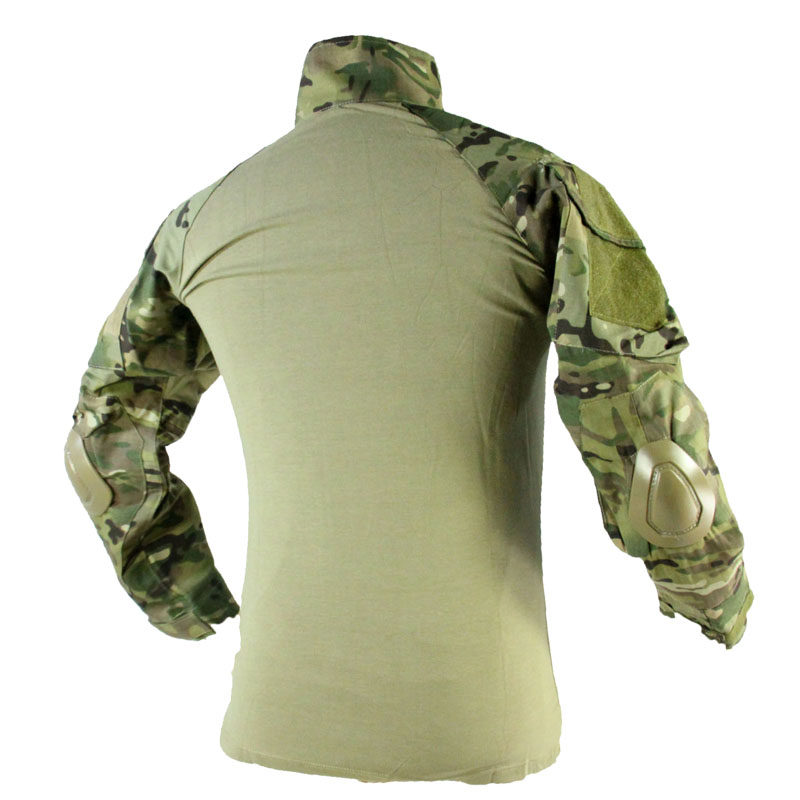 蛙服地形蛙皮gen2军迷户外弹性长袖速干面料t恤