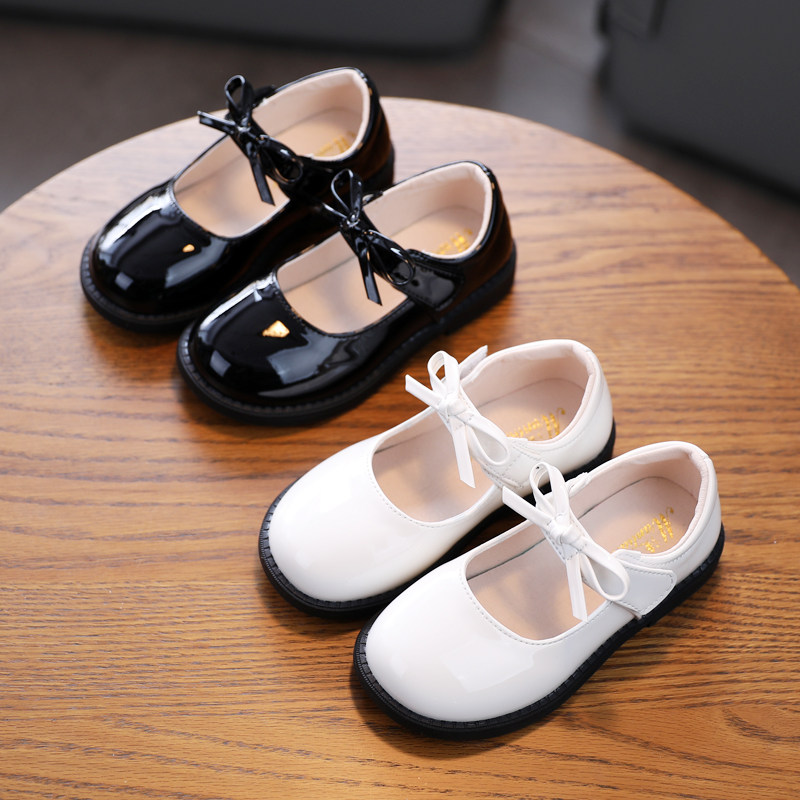 2021春秋新款小女孩圆头公主儿童皮鞋舞蹈鞋女童皮鞋
