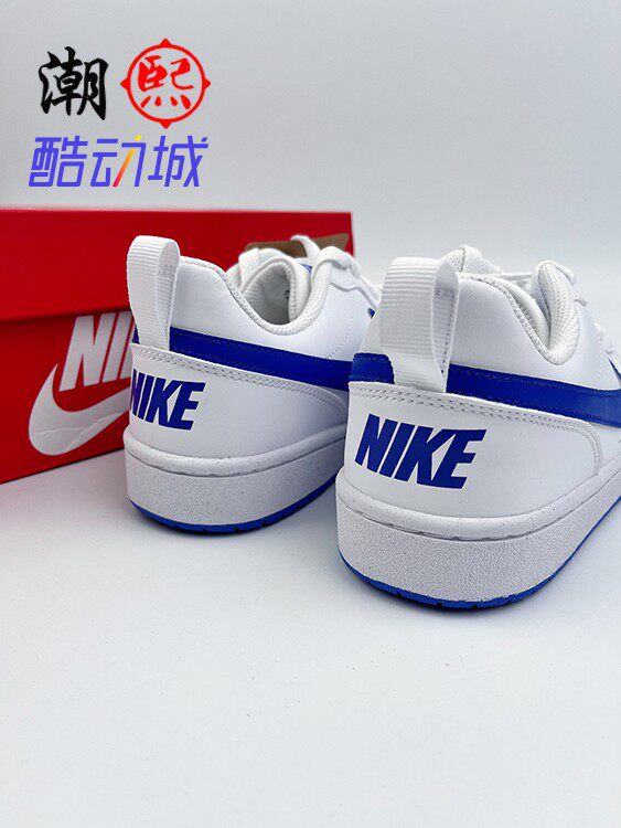 耐克nikecourtboroughmid红蓝鸳鸯魔术贴中运动运动休闲鞋