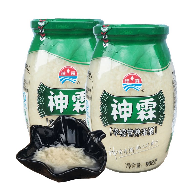 米酒神霖孝感908g2瓶湖北特产月子甜糯糯米其他食品