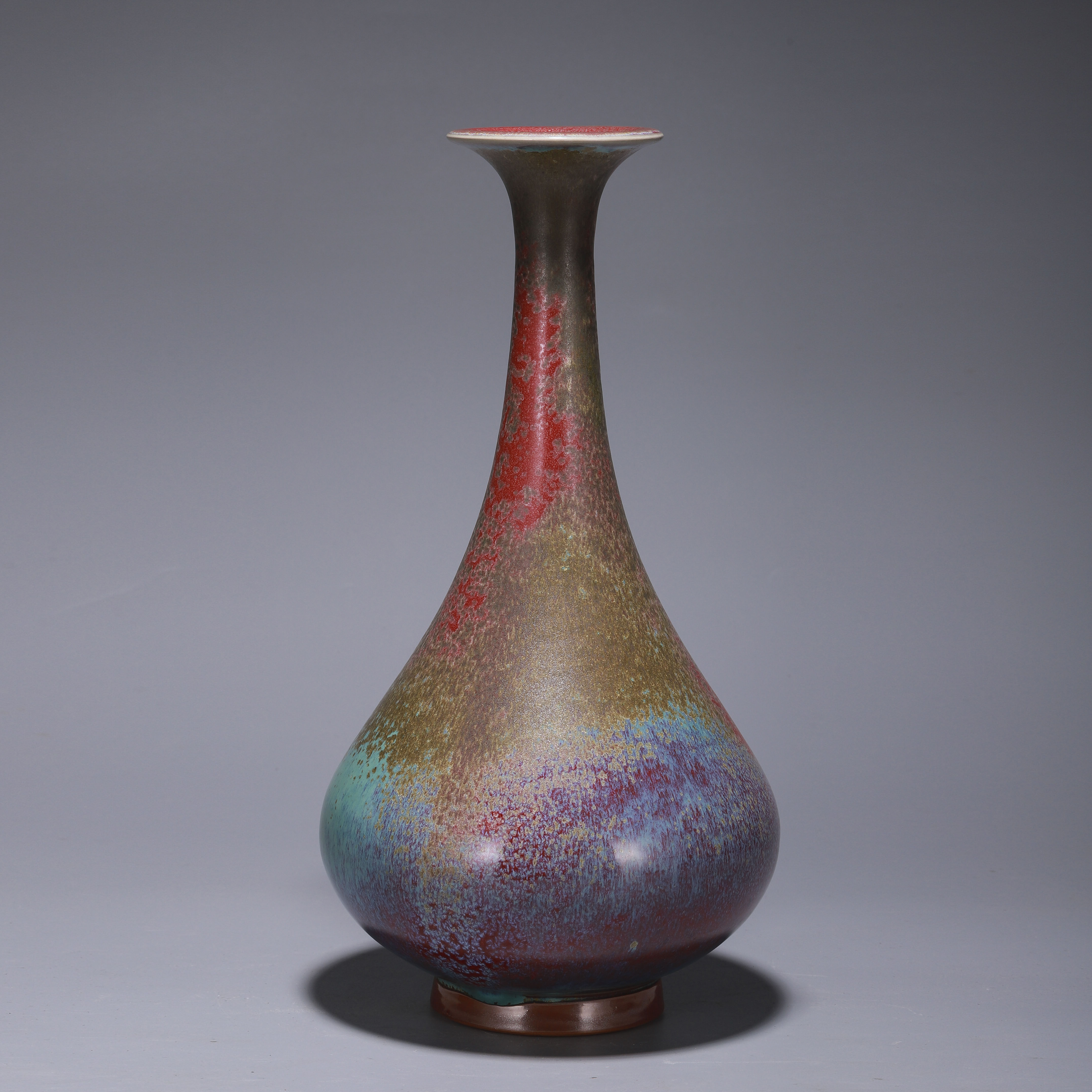 钧瓷花瓶摆件矿釉变线坠瓶钧窑商务礼品神垕古镇花瓶