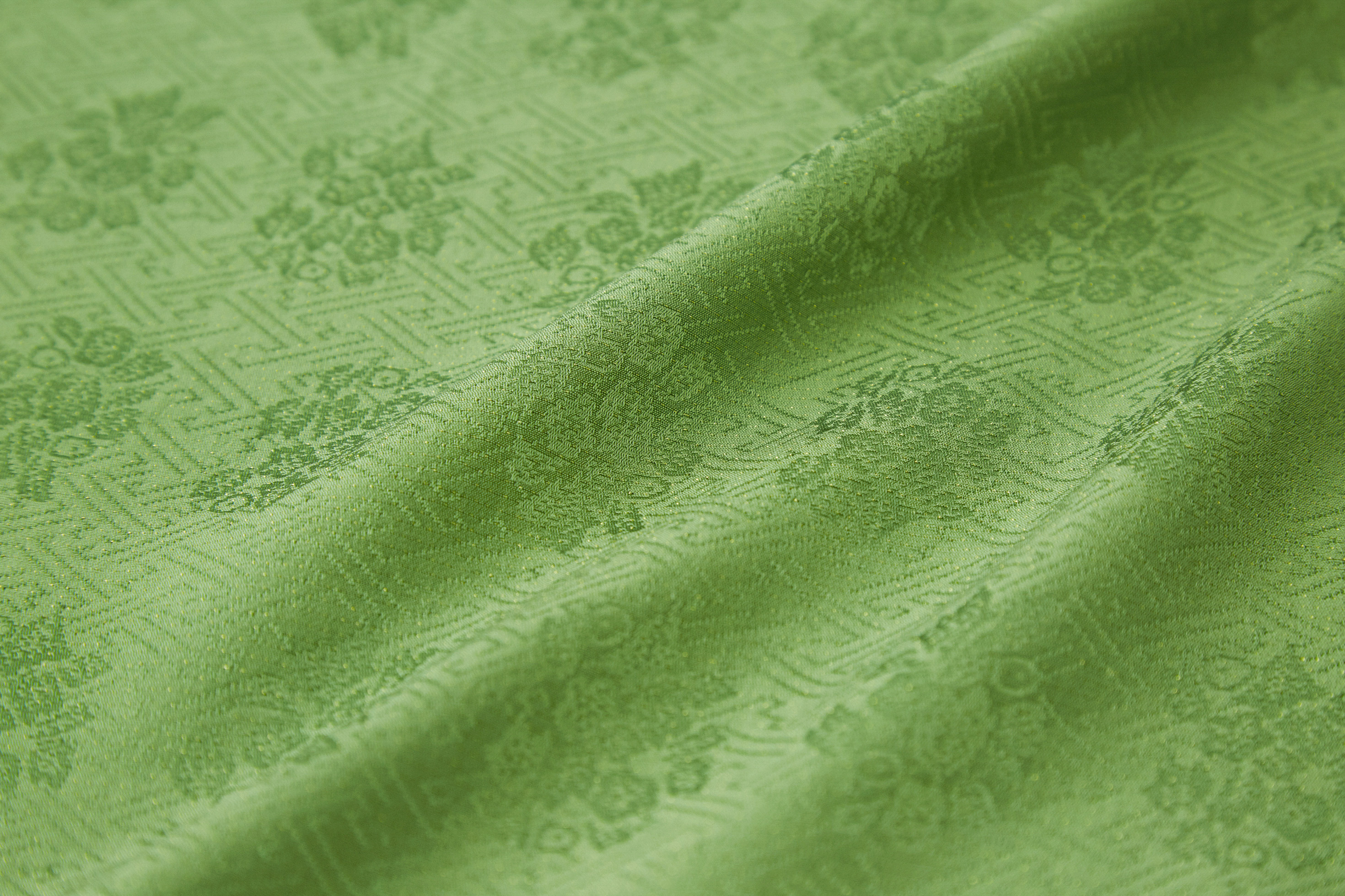 万字花纹真丝绢汉服唐宋明旗袍布料传统纹样丝绸布料