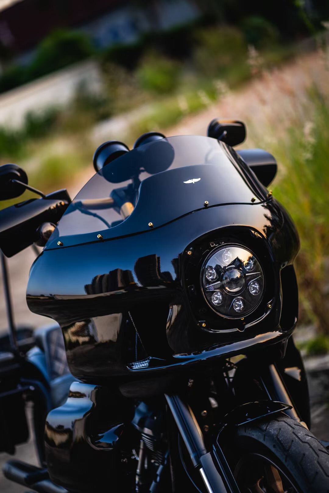 泰坦现货哈雷街霸路威肥霸改装ds头罩运动者其他摩托车用品