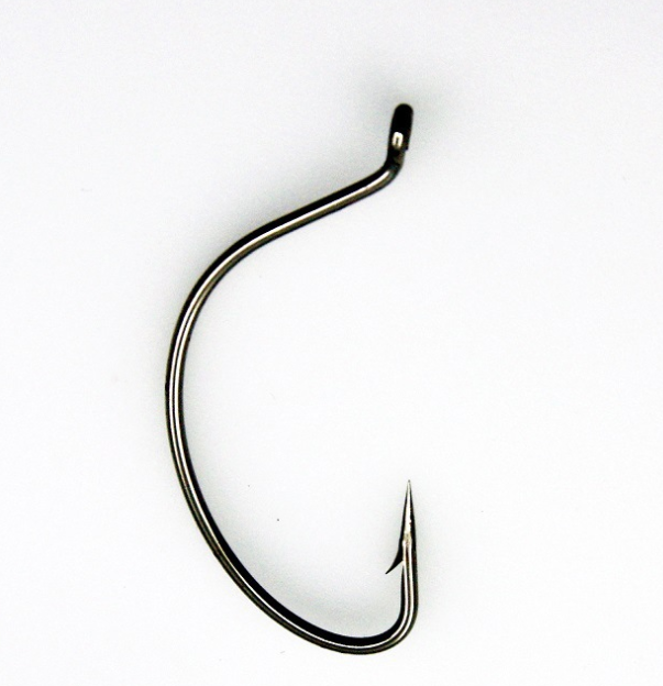 曲柄钓钩鲈鱼鱼钩10枚装widegap路亚用虫加州德州鱼钩