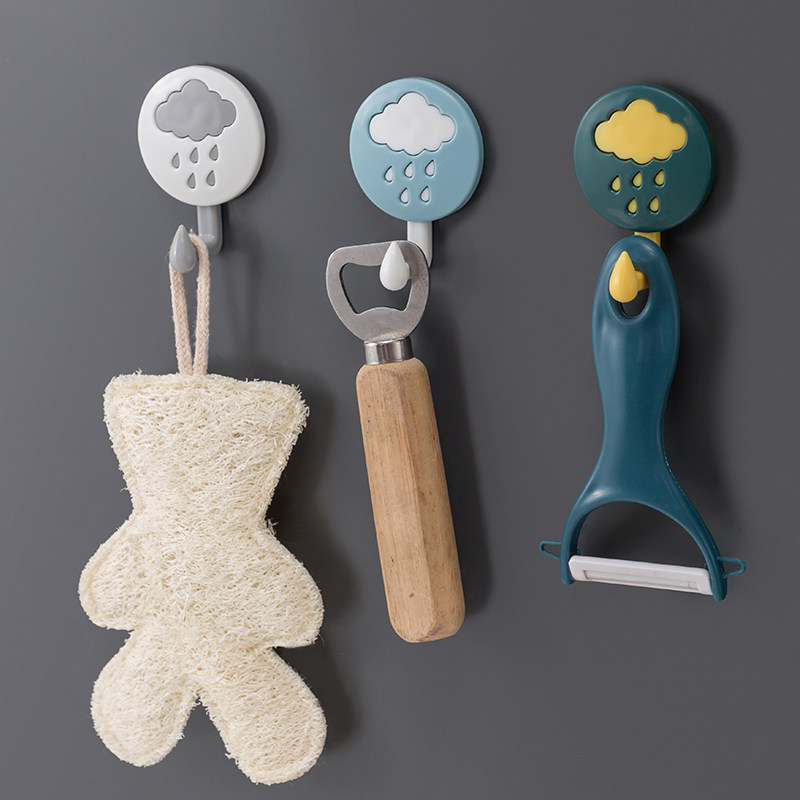 魔力无痕家用多用途云朵挂钩墙上粘钩超强粘力挂钩