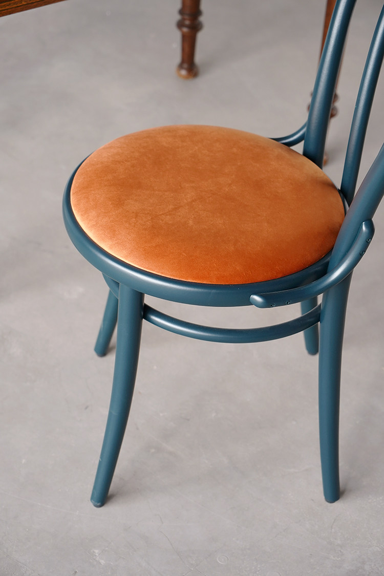 coznap全新捷克ton正品代理18号丝绒绒面餐椅椅子