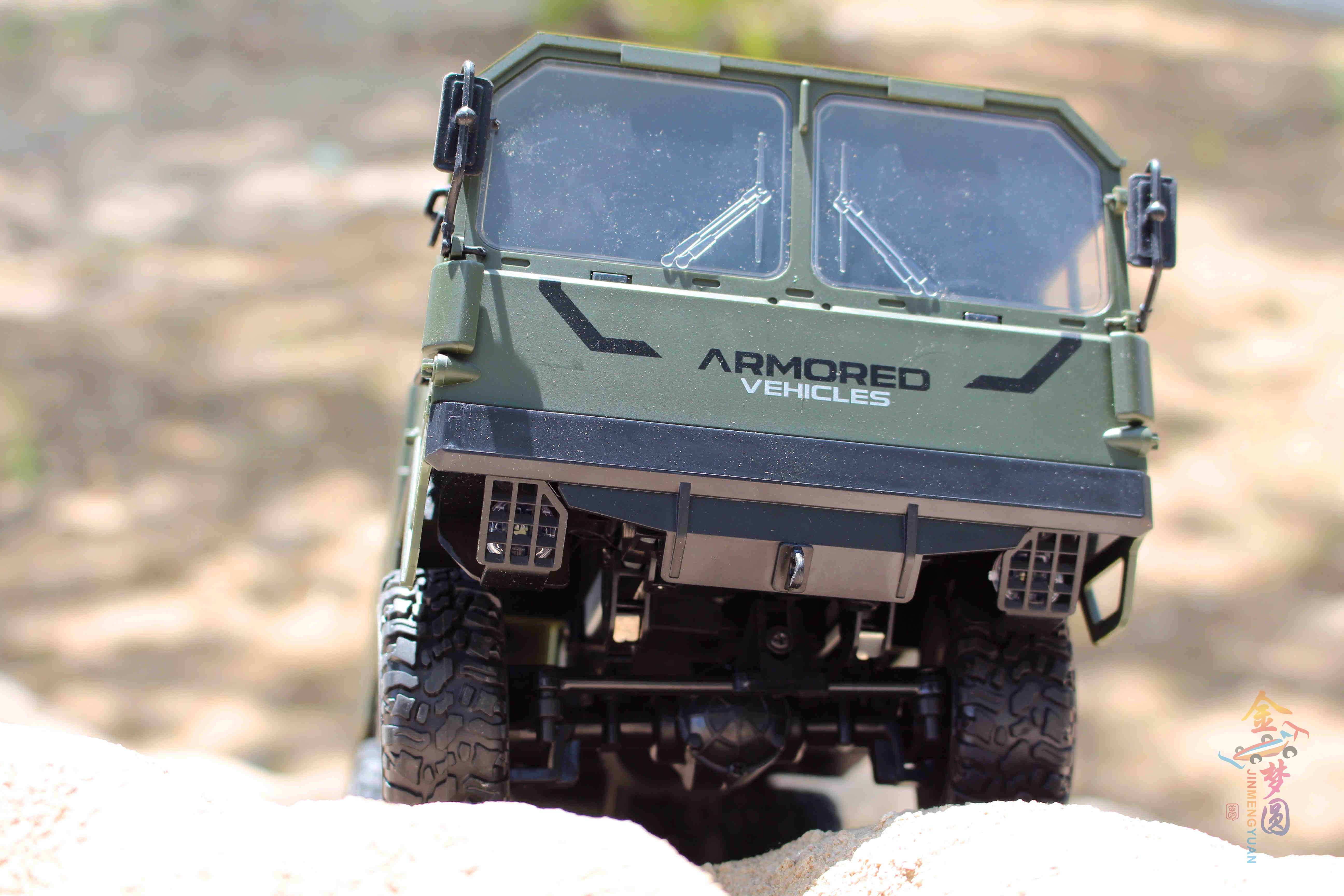 遥控rc模型军事卡车越野攀爬运输车陆战军卡电动