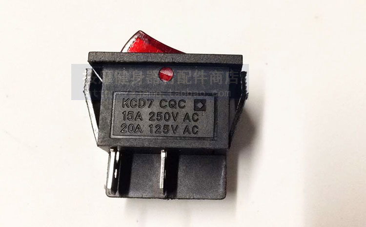 开关跑步机汇祥汇康专用按键开关电源启动红色电源大型健身器械配件区