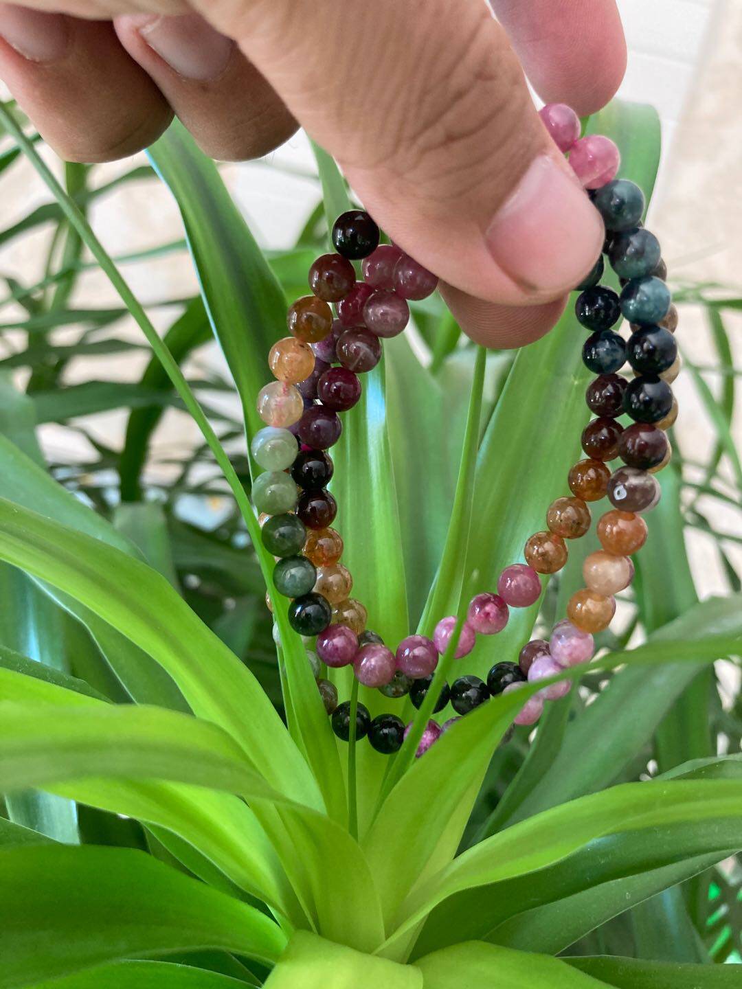 新疆全国5毫米三圈阿勒泰手链碧玺纯天然本地托海手串