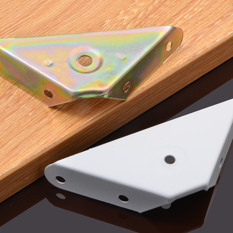 三面固定角铁挂角拐角吊柜三角撑吊柜角码喷白漆橱柜吊码八字吊码