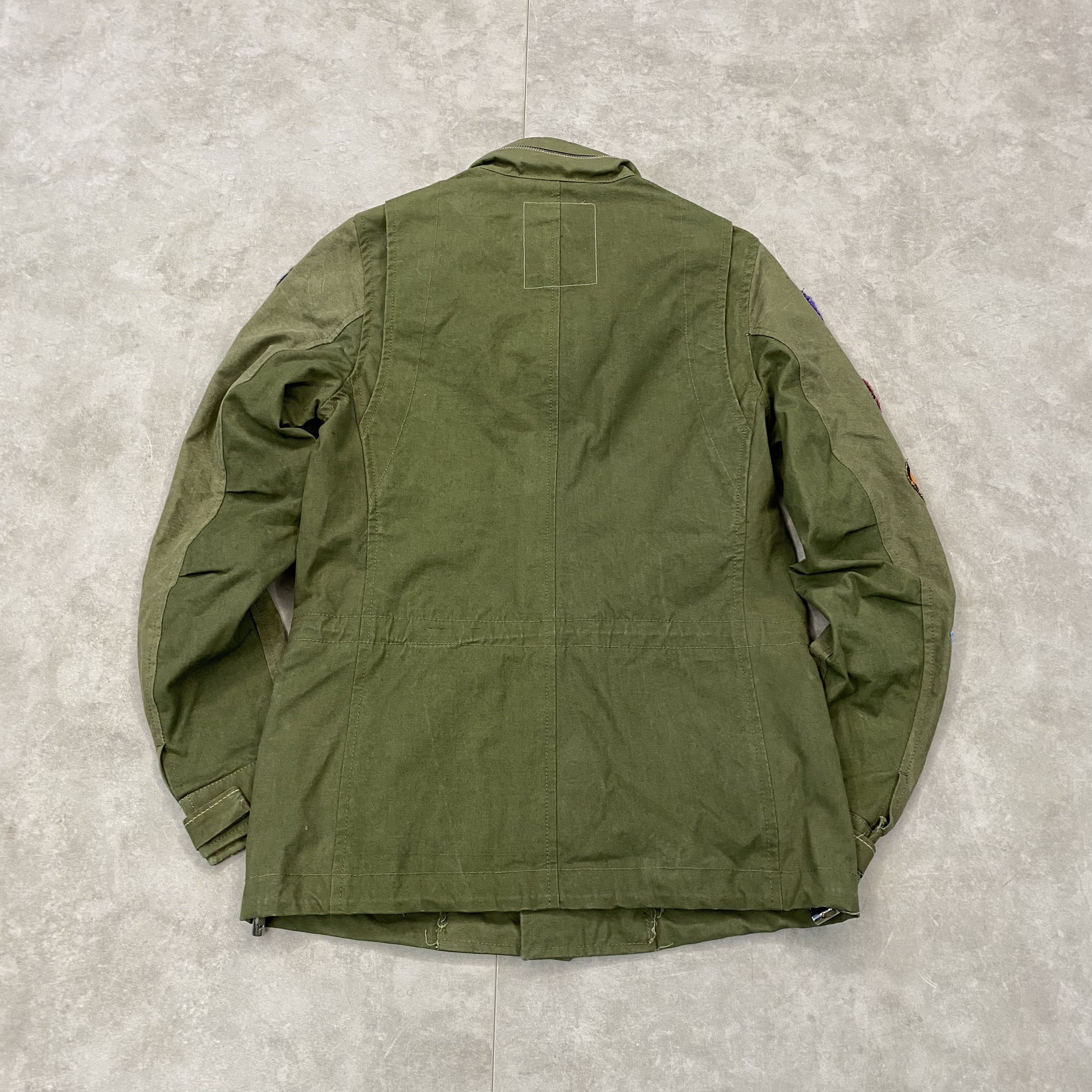 readymadefieldjacketm65夹克外套老花笑脸刺绣图案夹克