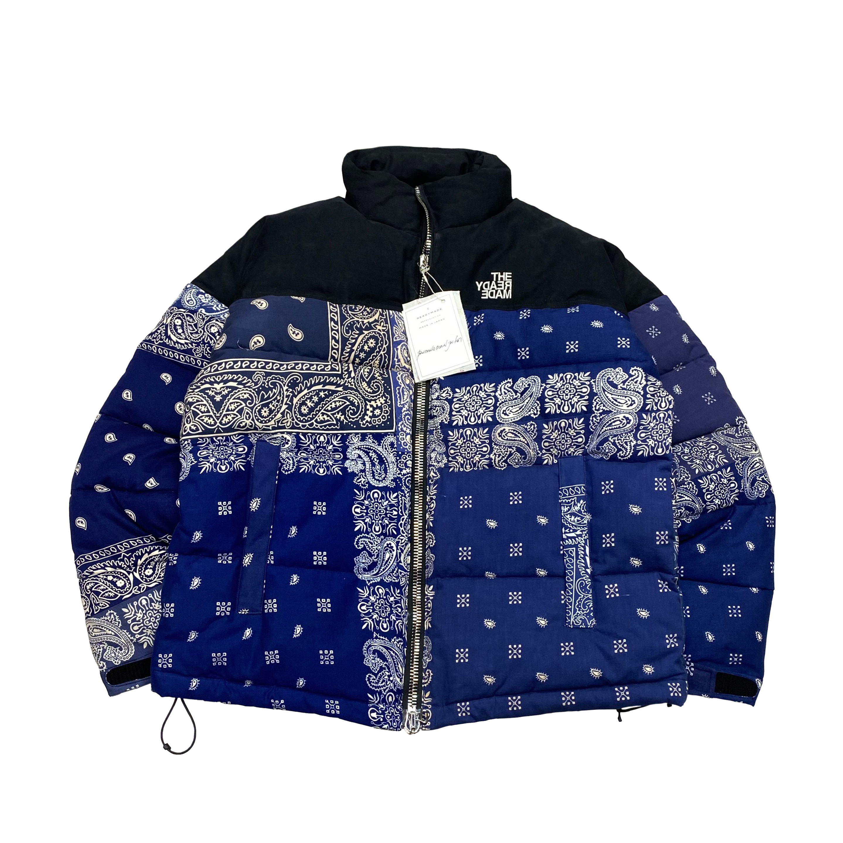readymade bandana down jacket 腰果花古布拼接 羽绒服 棉服外套