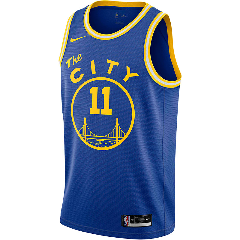 nike耐克正品2020赛季金州勇士队classicnbasw男子篮球服