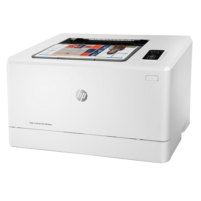 惠普m154anw彩色激光打印机a4小型家用无线激光打印机
