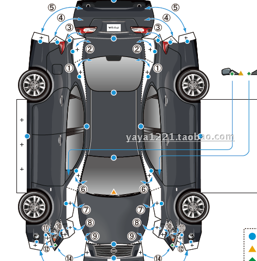 48包邮fuga日产风雅小汽车3d模型diy亲子手工其他类型纸模