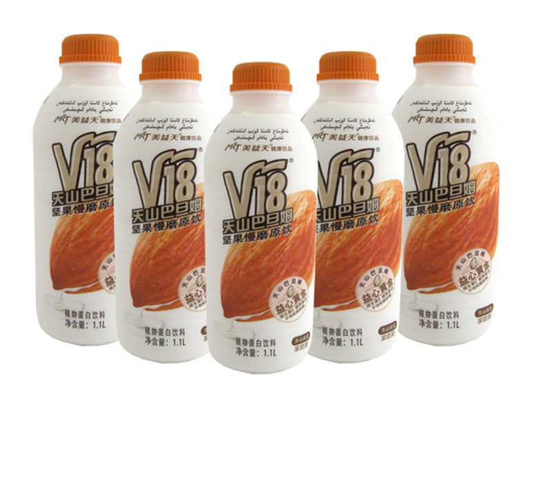 饮料巴旦v18姆圣新疆美益天植物蛋白1100ml瓶包植物蛋白饮料