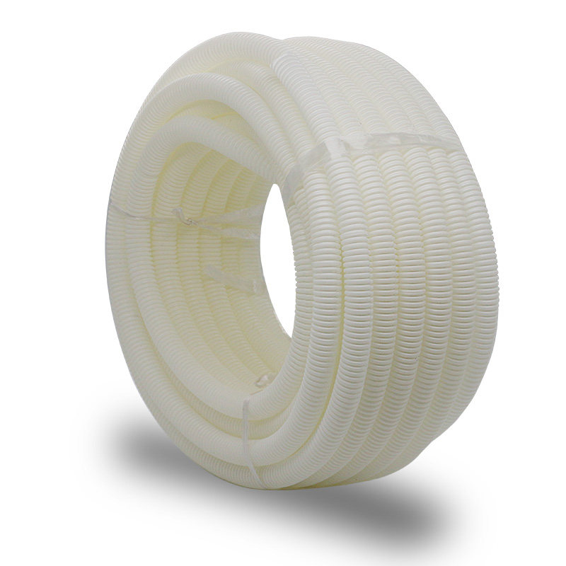 塑料软管监控配件波纹管白色穿线防水直径25mm监控器材配件