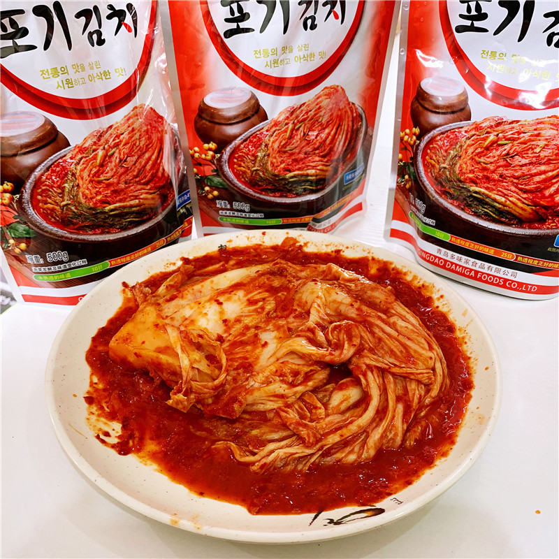 店主推荐青岛农一辣白菜500g韩式泡菜酸甜辣口朝鲜族下饭咸菜