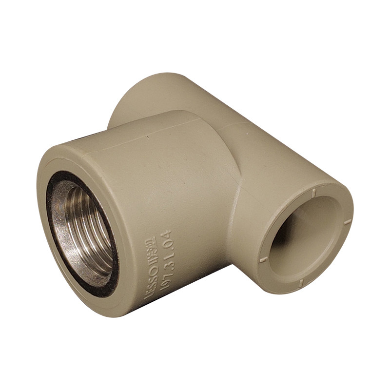 联塑冷热扣正铜丝牙钳内丝水管冷热水1寸pprppr管