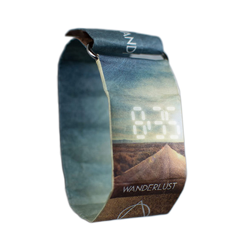 纸手表papr watch德国黑科技男潮创意概念炫酷抖音只纸质电子表女