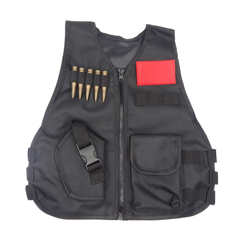 儿童小特特警装备迷彩马甲背心吃鸡背包盾牌其它仿真玩具