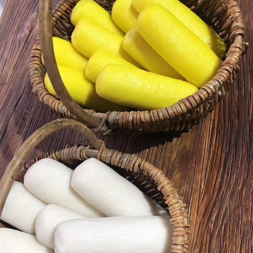 广西灵山特产粉利糍粑农家自制年糕火锅小吃传统糕点