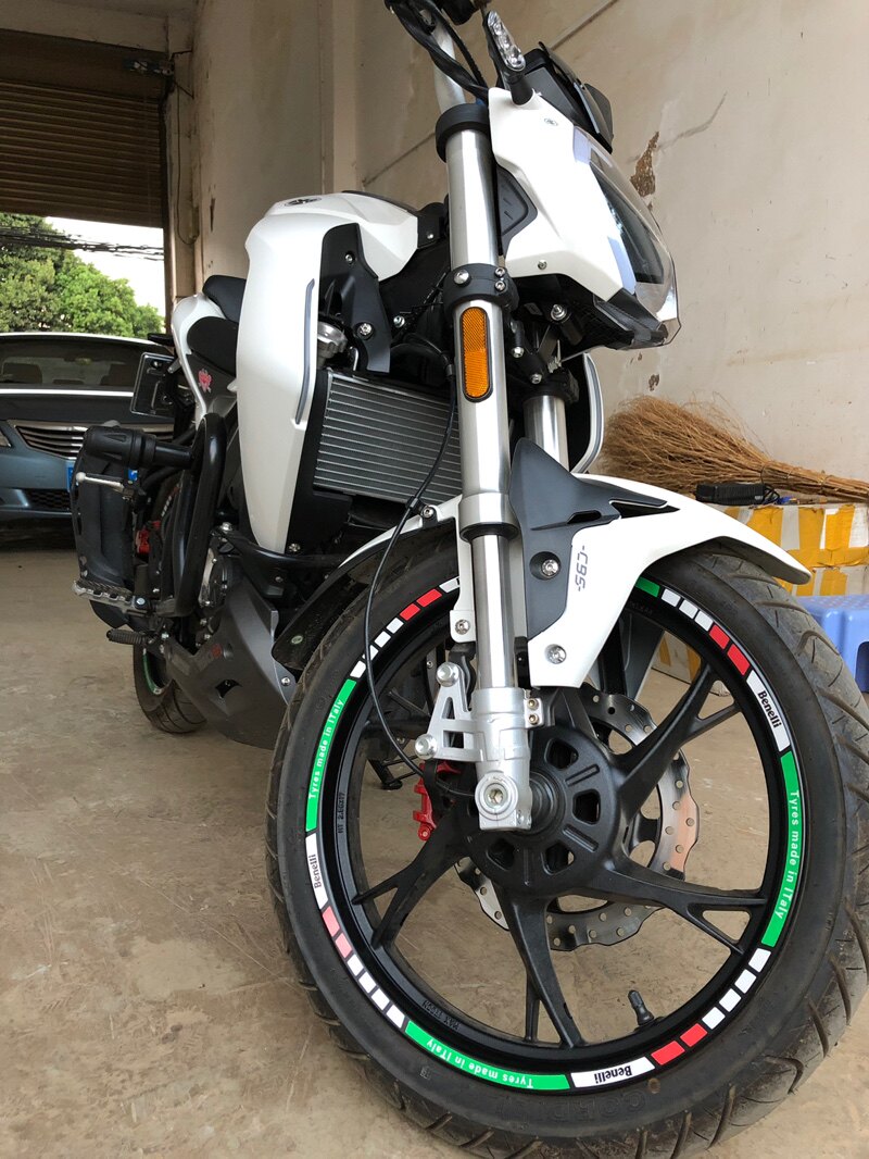 小迅龙贝纳利150s反光贴纸油箱盖贴 小迅龙150轮毂贴画摩托车改装