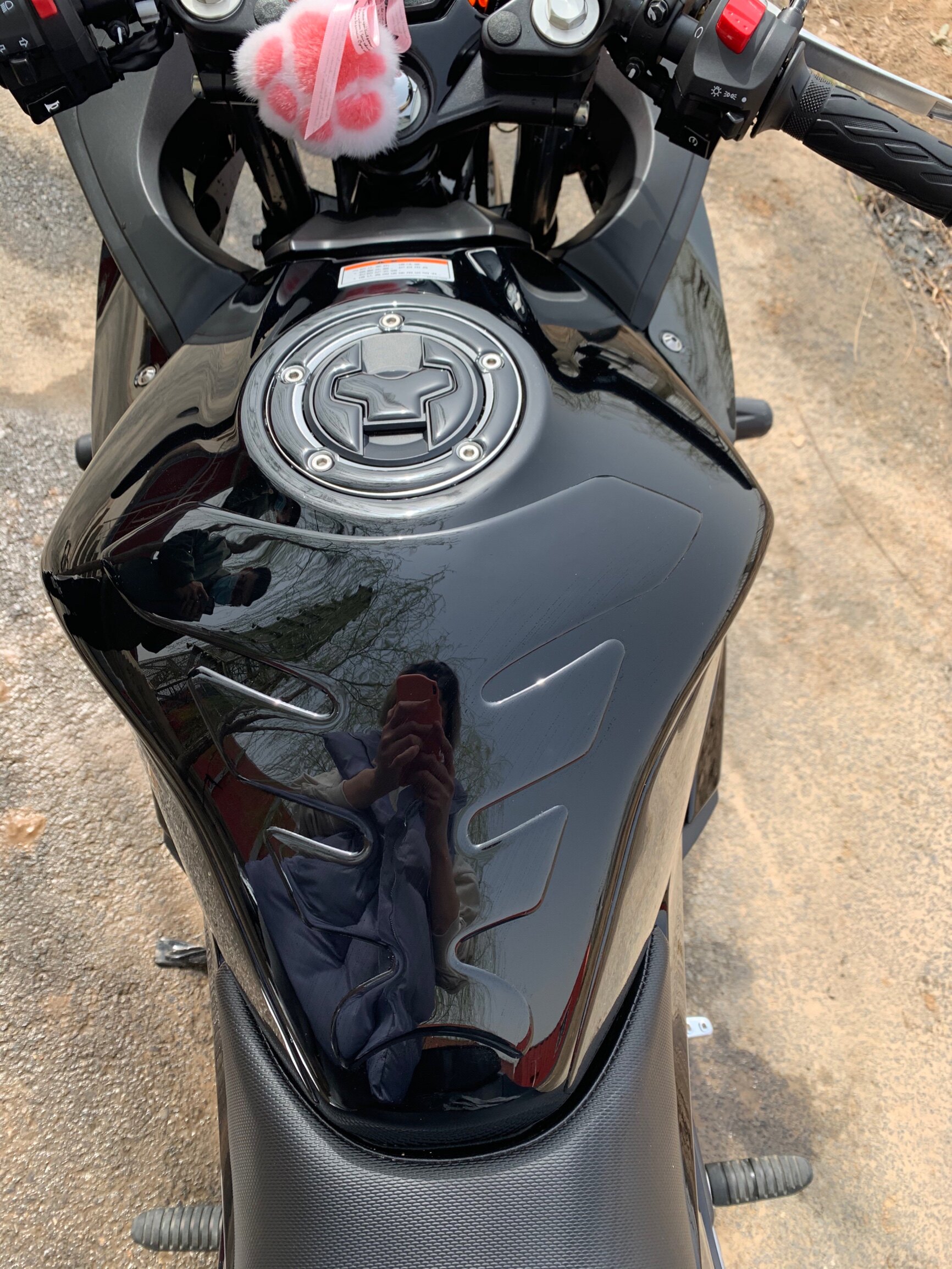 适用于铃木摩托车改装贴花250r鱼骨gsx250油箱保护贴纸