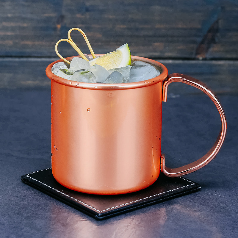 莫斯科骡子鸡尾酒铜杯马克moscowmulecup莫吉托咖啡杯调酒器