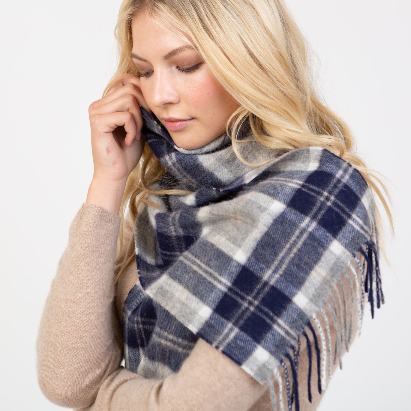 kiltane英国苏格兰纯羊绒英伦男女爱丁堡edinburgh礼物格纹围巾