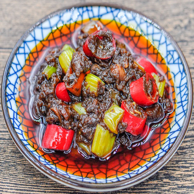 豆酱西瓜河南开封舌尖推荐农家自制320克黄豆酱酱类调料