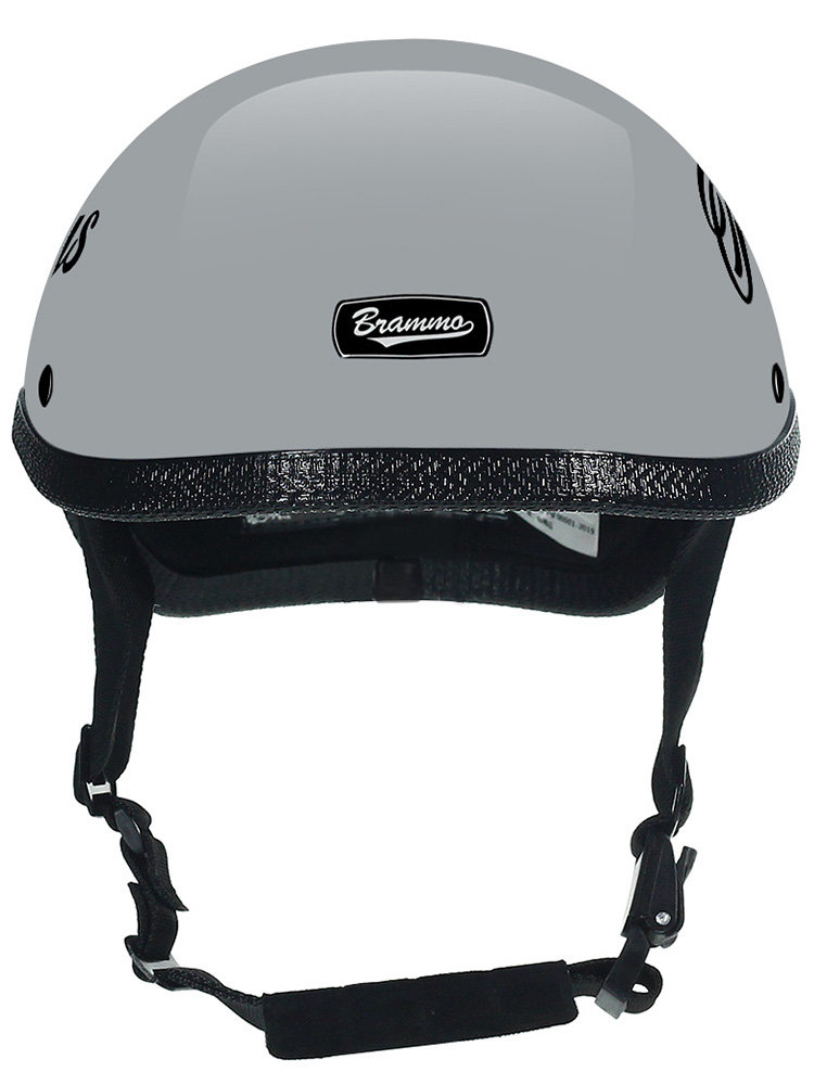 brammo瑕疵日式复古哈雷电动车安全帽瓜皮瓢盔水瓢摩托车头盔