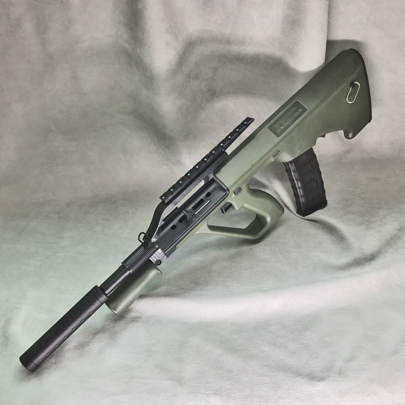 电动下供弹水弹枪绝地求生吃鸡aug步枪可连发射水蛋抢儿童玩具枪