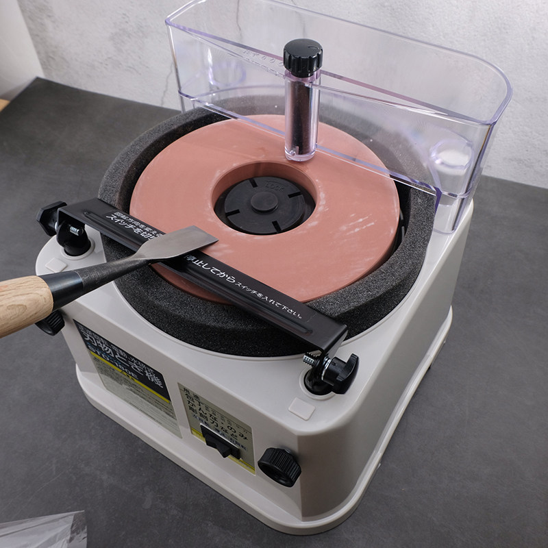 日本进口shinkostd-180e电动水冷磨刀机研磨厨刀凿刨磨刀机