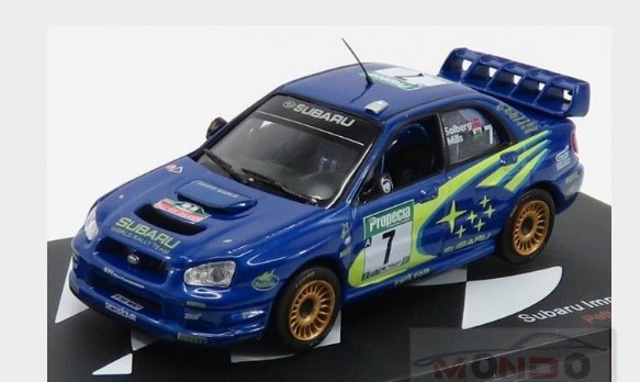 wrc原包ixosubaru斯巴鲁2005拉力赛汽车模型车模