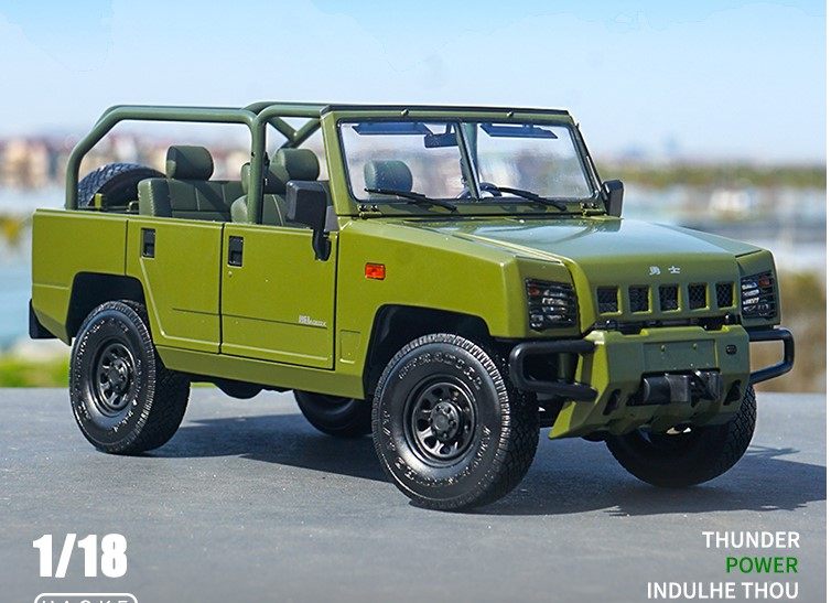 勇士原厂北京吉普车模北汽bj2022jc越野车汽车模型火车