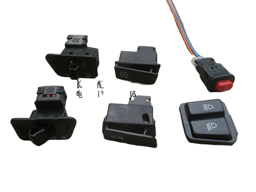 开关按钮摩托车配件助力车猎鹰福gy6五大一套点火器