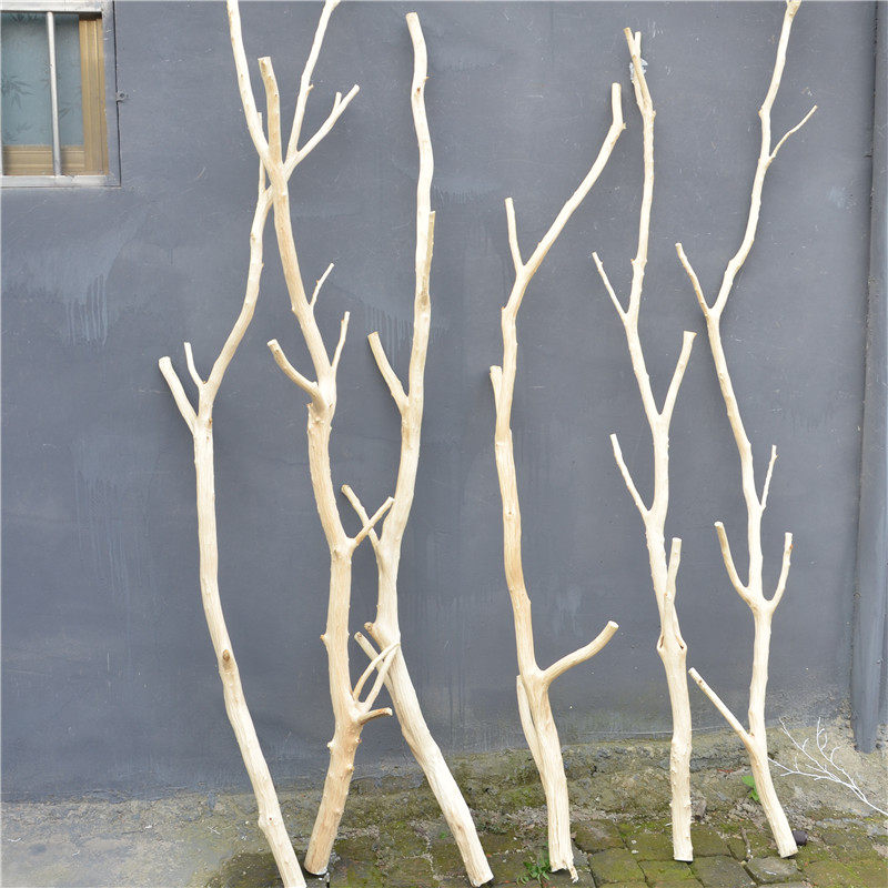 树枝造型去皮树杈多叉橱窗插花装饰天然造景干花