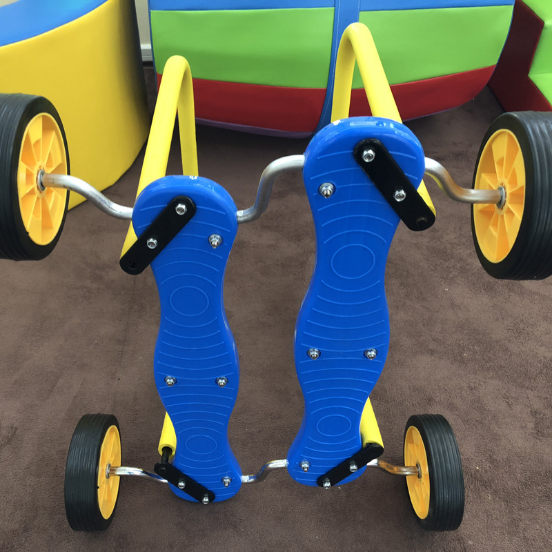 踩踏脚踏车幼儿游戏协力多人双人儿童器材训练器感统训练器材