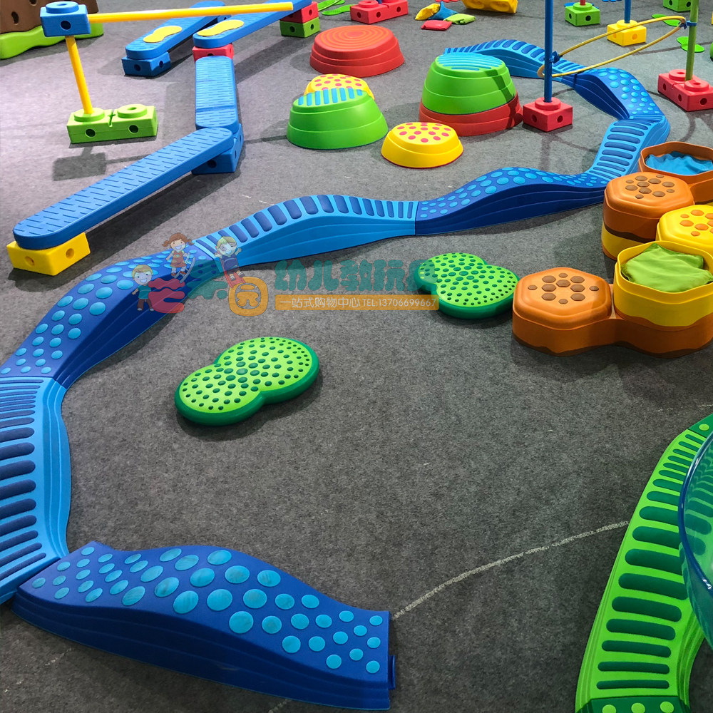 台湾weplay波浪触觉步道早教儿童感统前庭平衡感统训练器材