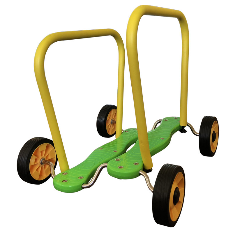 踩踏脚踏车幼儿游戏协力多人双人儿童器材训练器感统训练器材