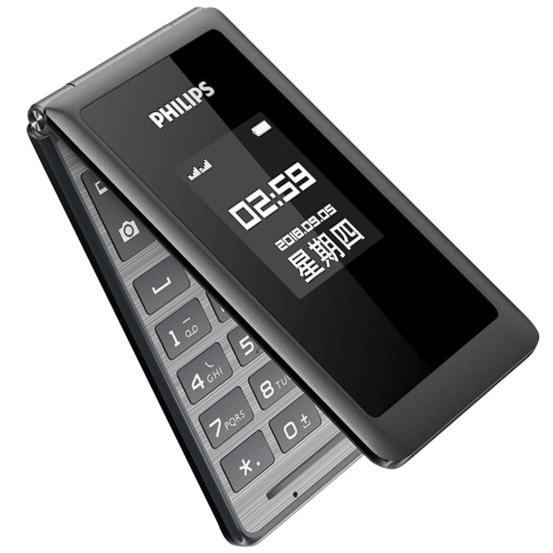 【新品】philips/飞利浦 e259s翻盖老人手机超长待机大字大声大屏老年