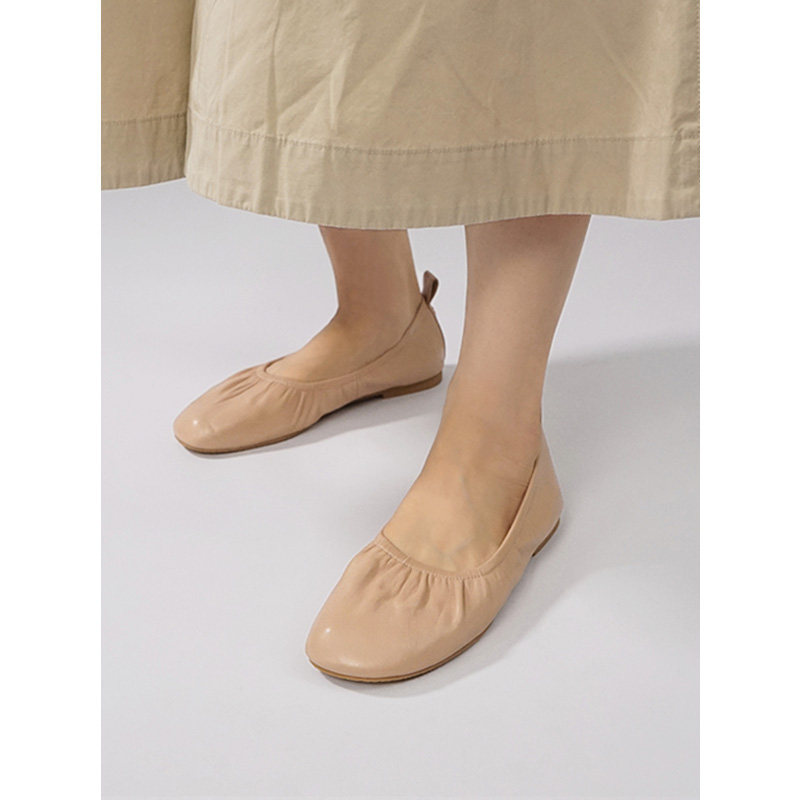 设计平底鞋女奶奶古方复古轻奢英伦风新英luxseven单鞋