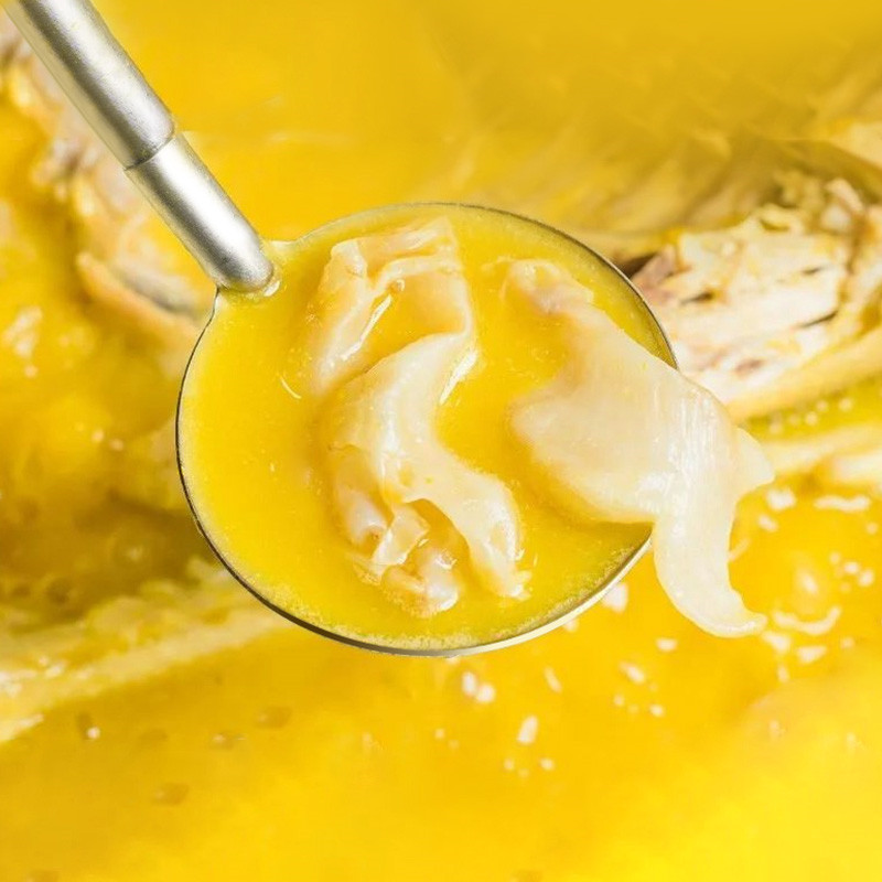 阿邓烹启1000g花胶鸡汤冻花胶筒火锅汤底料半成品速食汤