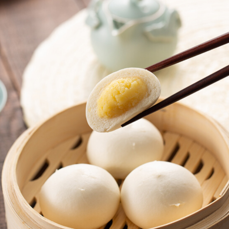 桂冠180g奶黄包包子早餐浓厚奶香松软口感广式包点