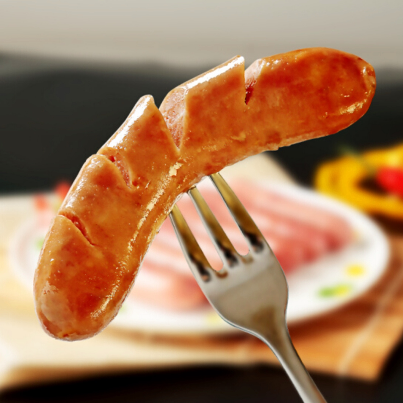 商超肠包猪肉热狗原味268g版海珍猪香肠风味香肠