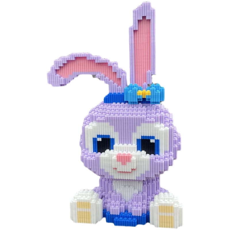 乐高星黛露兔子积木微小颗粒拼装儿童益智玩具女孩系列生日礼物